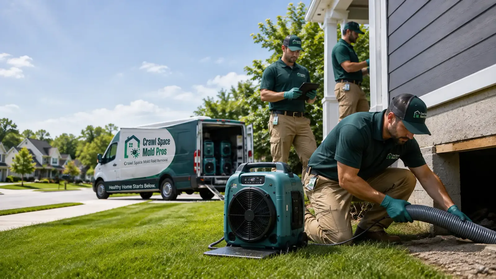 Crawl Space Mold Removal in Clinton, NJ